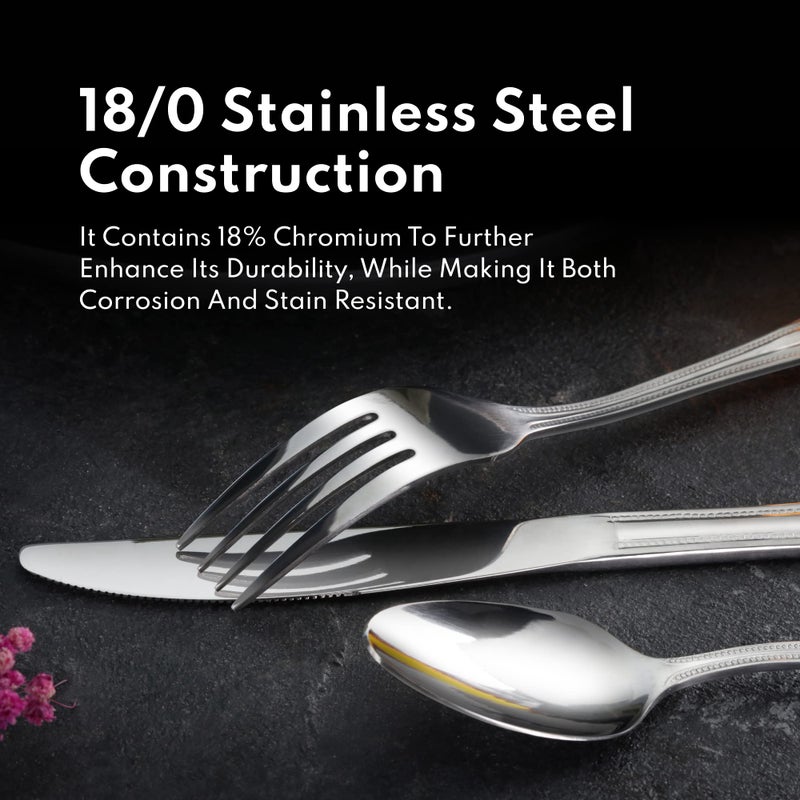 Artaste 59380 Rain 18/10 Stainless Steel Flatware 36-Piece set  Service of 12 - Image 4